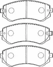 Комплект тормозных колодок, дисковый тормоз AISIN купить